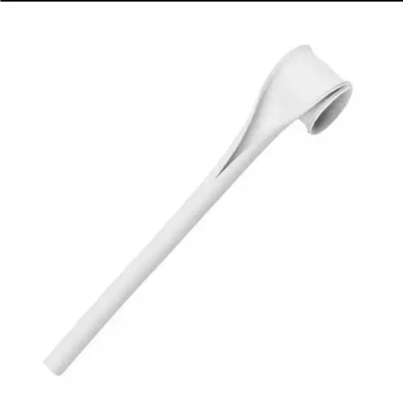 Reusable zip-lock silicone straw (Ivory) - Picture 2 of 7